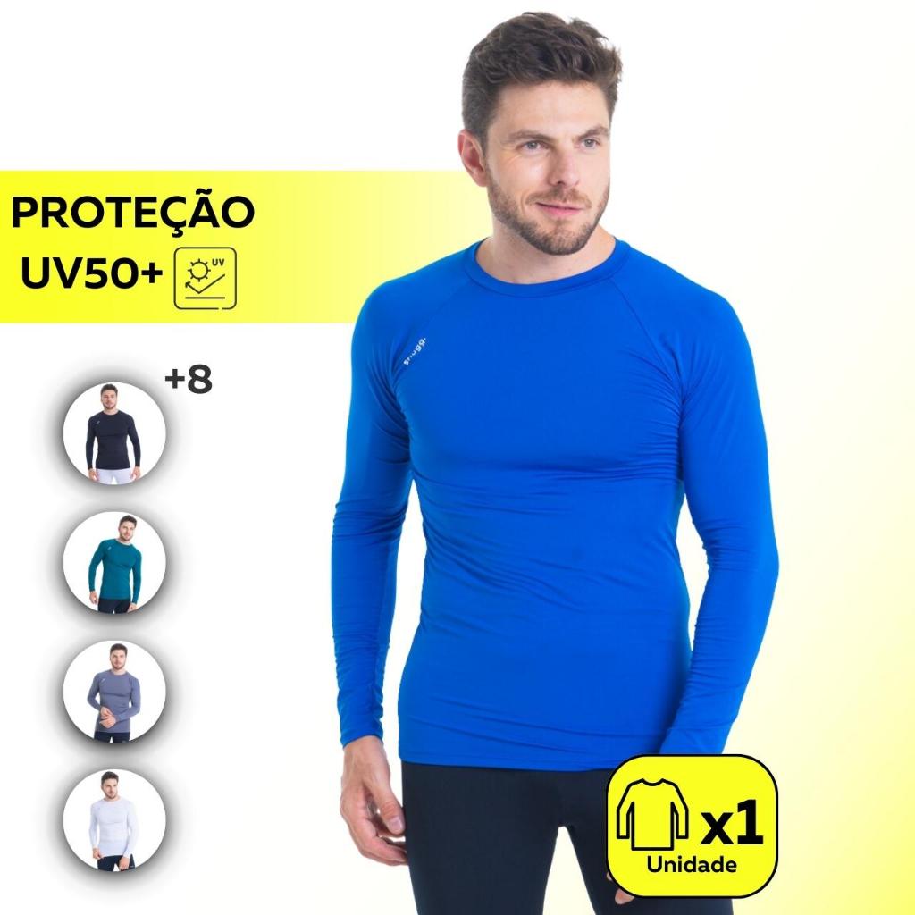Camiseta Térmica Segunda Pele Proteção Solar UV50+ Unissex Snugg