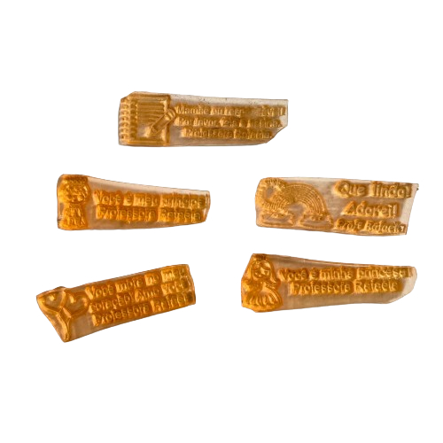 Borracha para carimbos personalizados em Oferta na Shopee