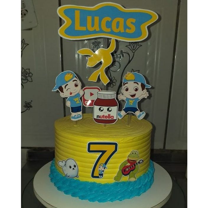 Topper de Bolo Lucas Neto | BuscaProdutos