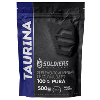 L-Taurina 500g - 100% Pura Importada - Soldiers Nutrition