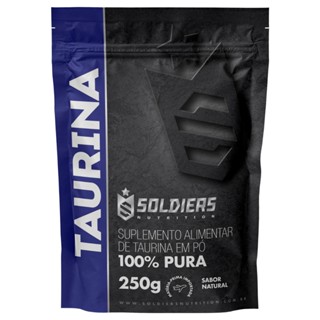 L-Taurina 250g - 100% Pura Importada - Soldiers Nutrition