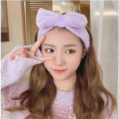 Faixa de Laço Maquiagem Tiara Cabelo Rosto Limpo SkinCare faixa para maquiagem Makeup
