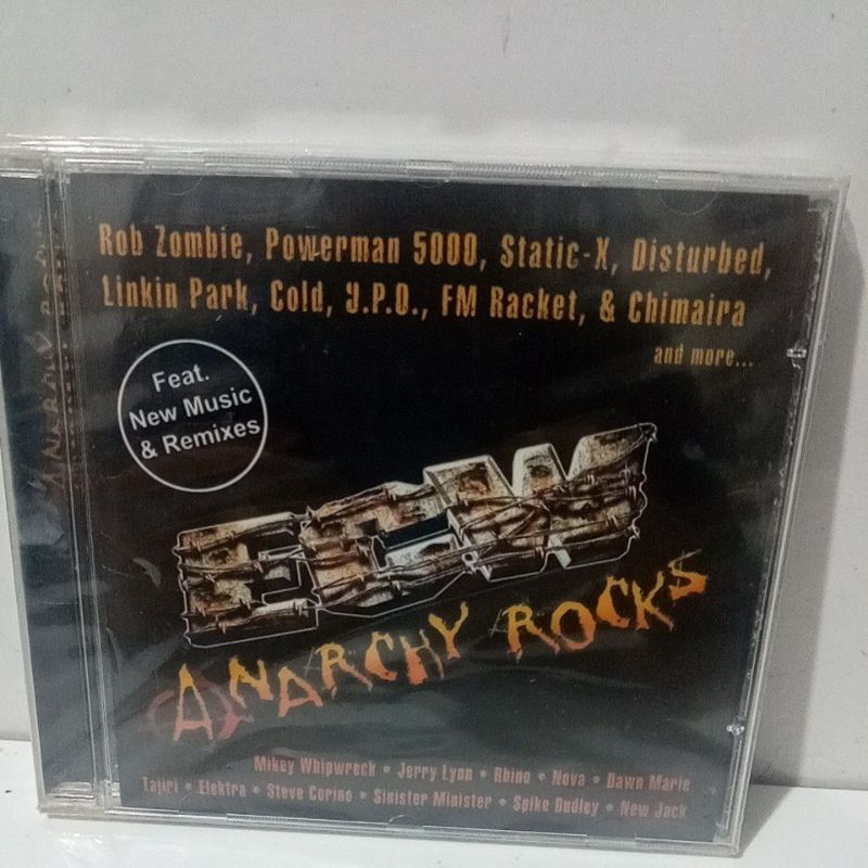 Cd ECW Anarchy Rocks Varios Artistas Linkin Park,Rob Zombie... Novo de Fabrica Original