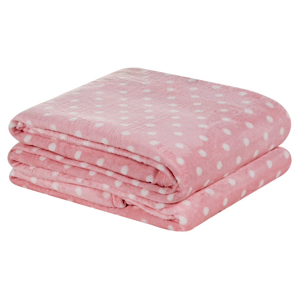 Manta Cobertor Soft Microfibra Petit Poá Plush Flannel SOLTEIRO CASAL QUEEN KING