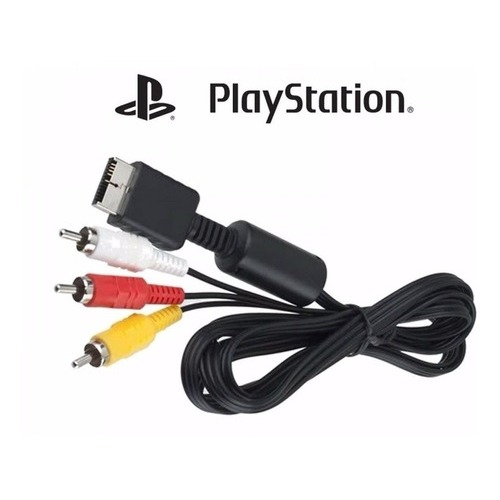 Cabo AV Áudio e Vídeo RCA PS1 Ps2 Ps3 Alta Definição Hdtv Led E Lcd Componente