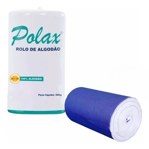 Kit 2 Algodão Hidrófilo 500g  Cada - Polax