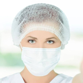 Kit 200 Touca Descartável TNT Sanfonada Branca em Oferta na Shopee