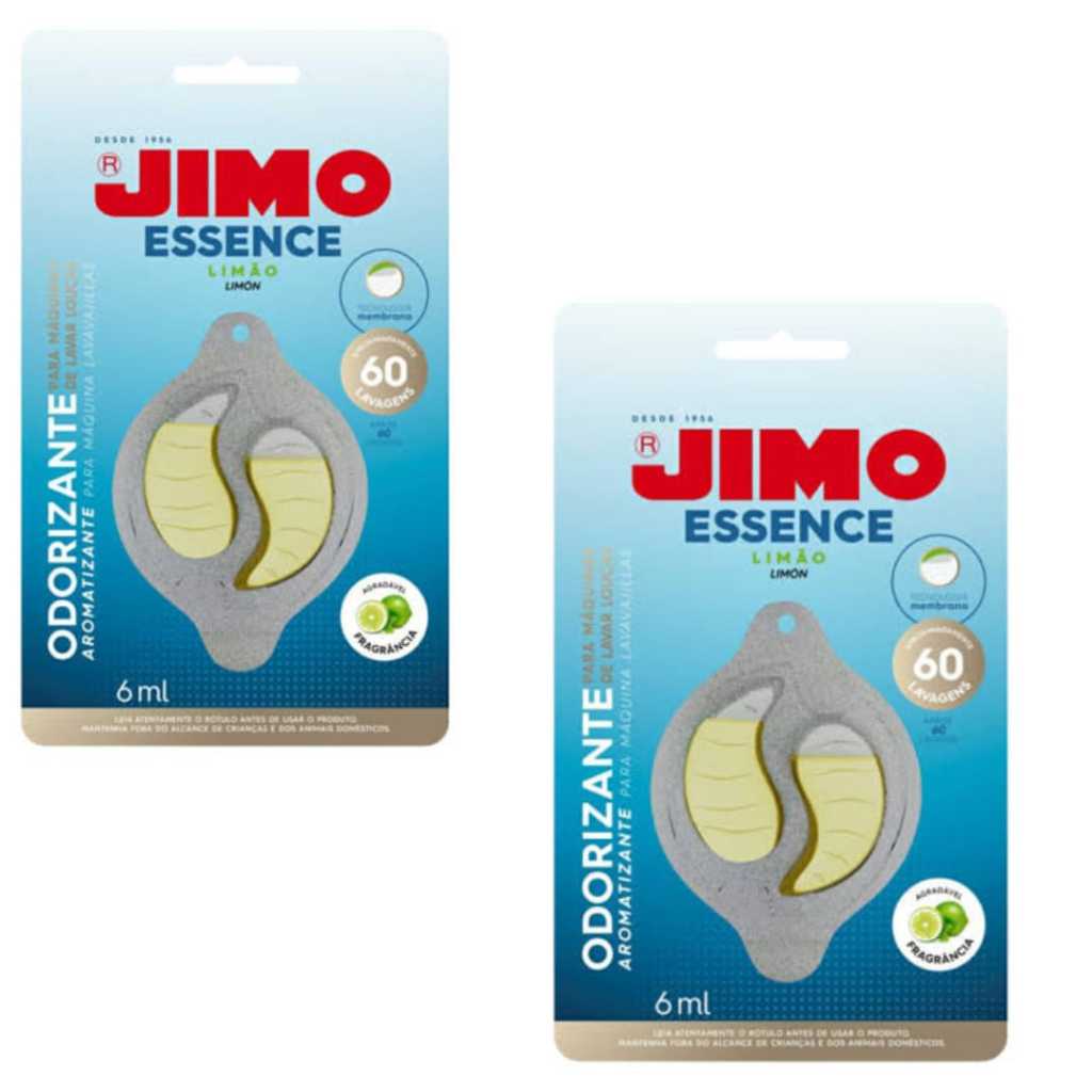 2 Cartelas Jimo Essence Odorizador maquinas lavar Louças Tira Mal Cheiro essence limão