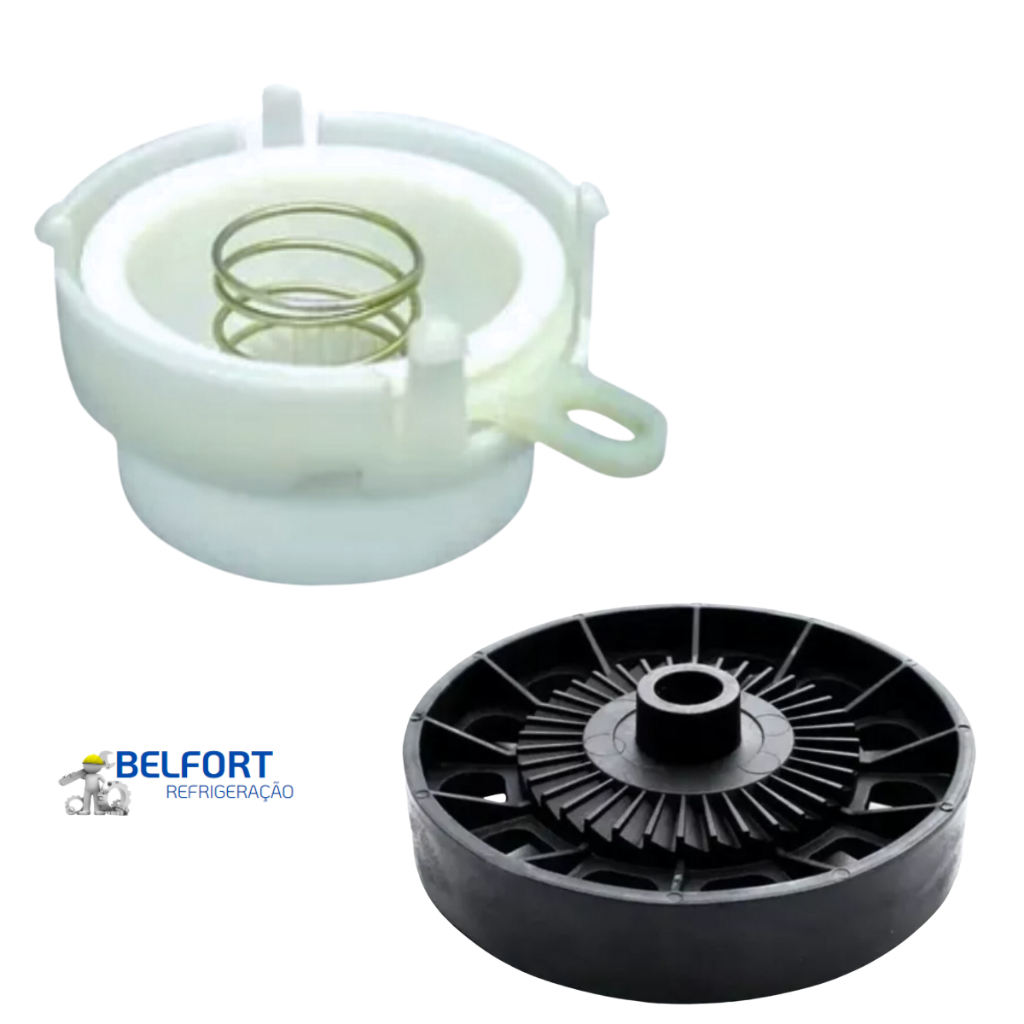 Kit Came Completo  + Polia Poli V Para Maquina De Lavar Brastemp Consul