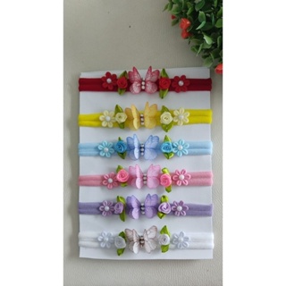 kit tiara borboleta florzinha com 6 unidades em Oferta na Shopee