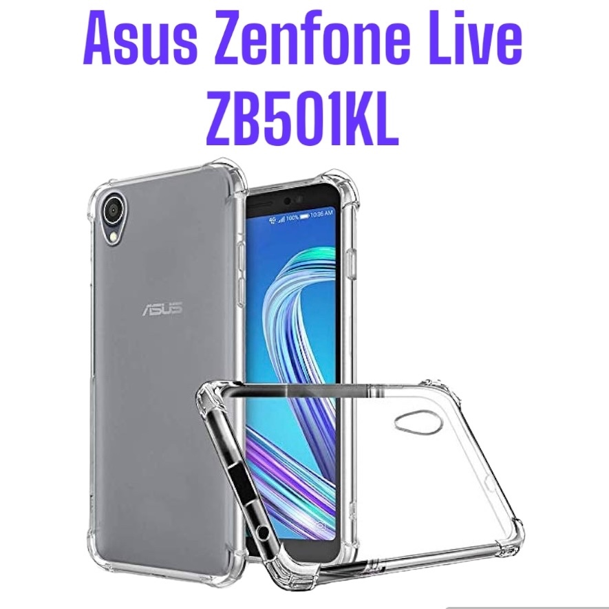 Asus Zenfone Live capa ZB501KL capinha transparente anti impacto