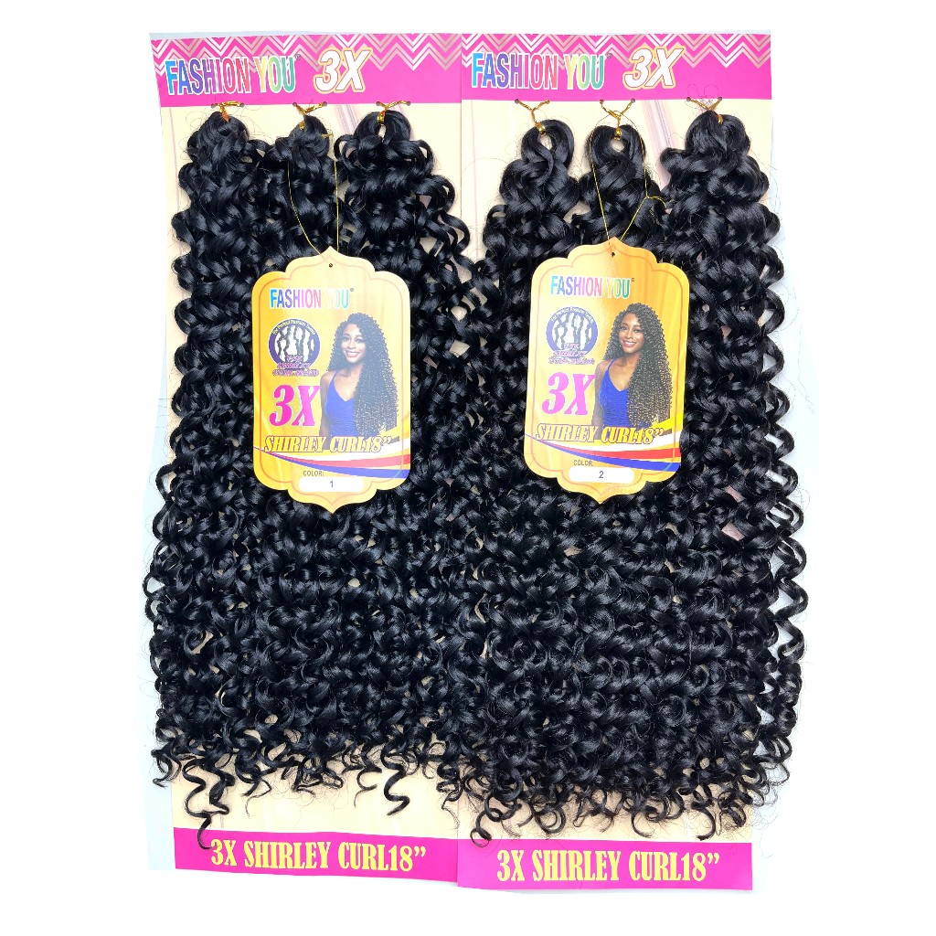 Cabelo Cacheado Crochet SHIRLEY CURL18inch Cabelo 70cm 150g Braid Hair em Oferta na Shopee