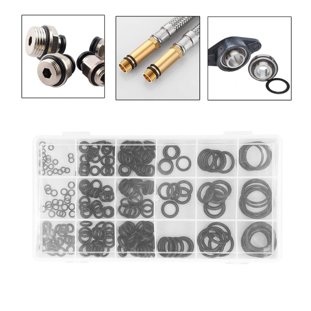 kits variedade anéis vedação fio borracha - Kit anéis vedação borracha - Kit vedação borracha para fiação automotiva