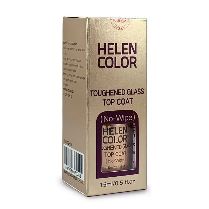 Top Coat Toughened Glass Anti-Risco - Helen Color