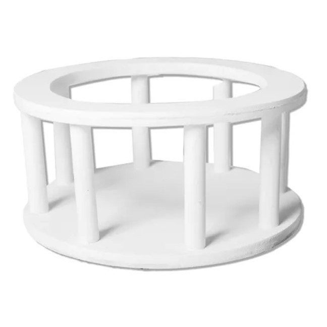 Prop Cercadinho Berço Redondo Acompanhamento Newborn FotografIa em Oferta na Shopee