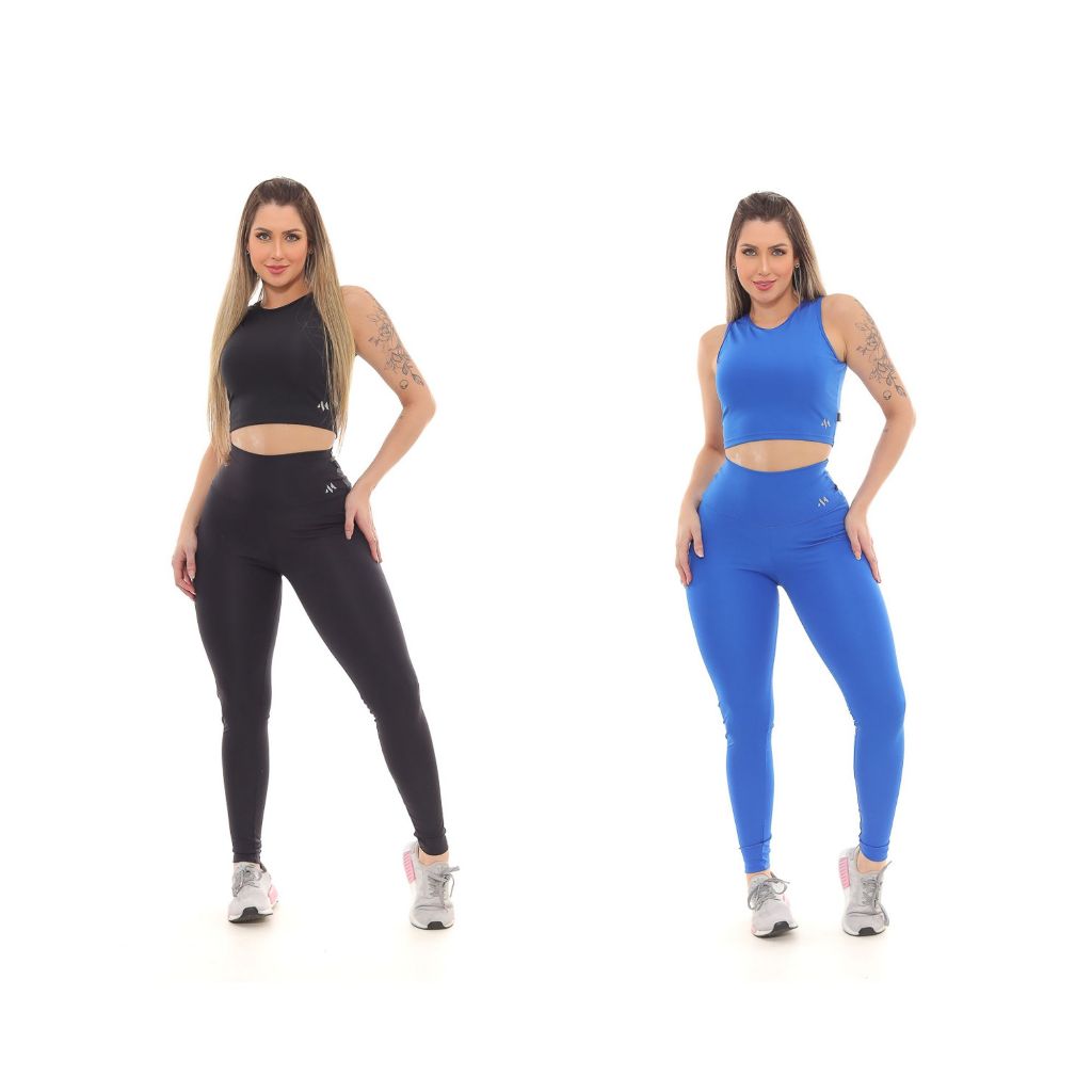 KIT C/ 2 Conjunto Blackout Liso Basic Zero Transparencia