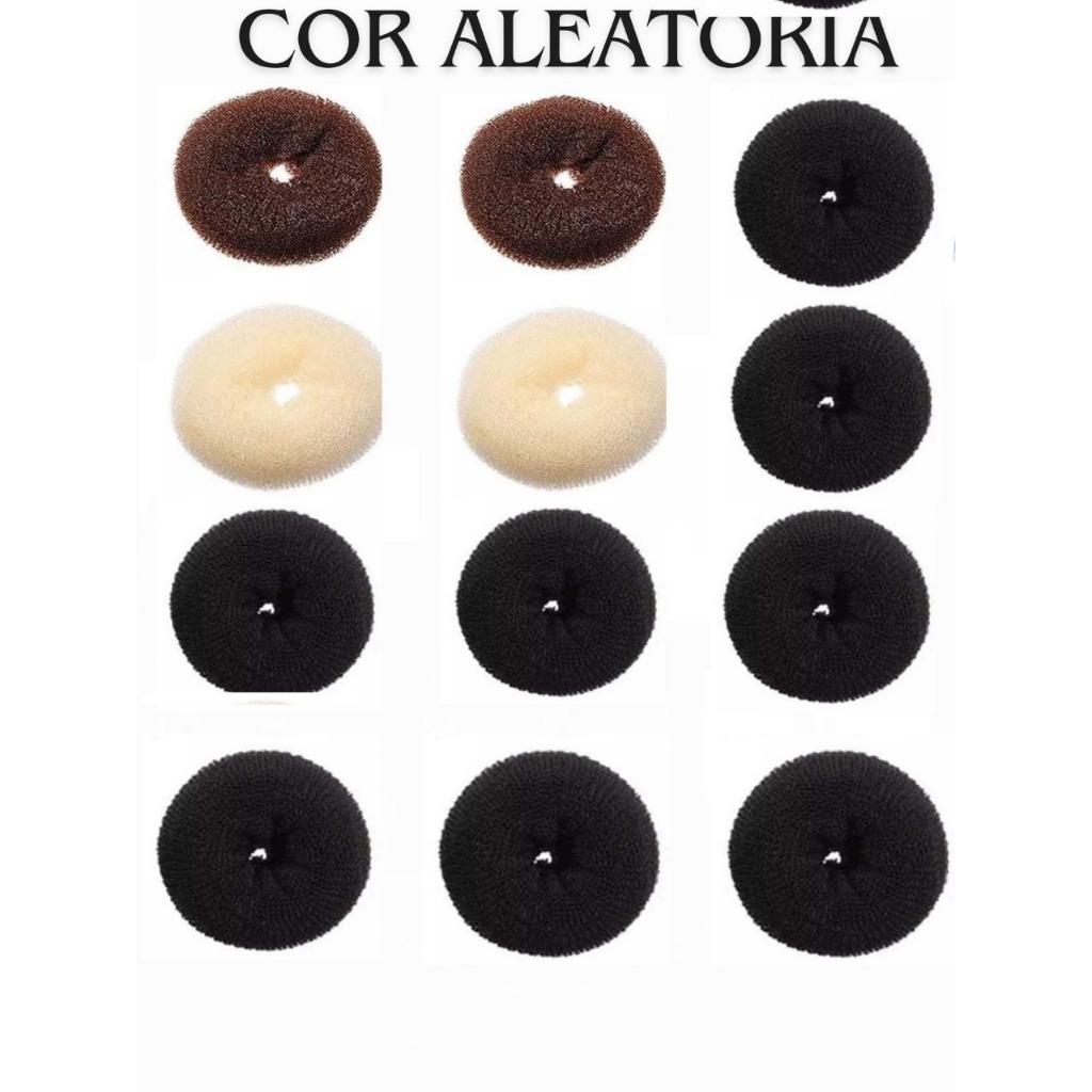 kit 12 Acessórios Para Cabelo Mulheres Rosquinha Modeladora em Oferta na Shopee
