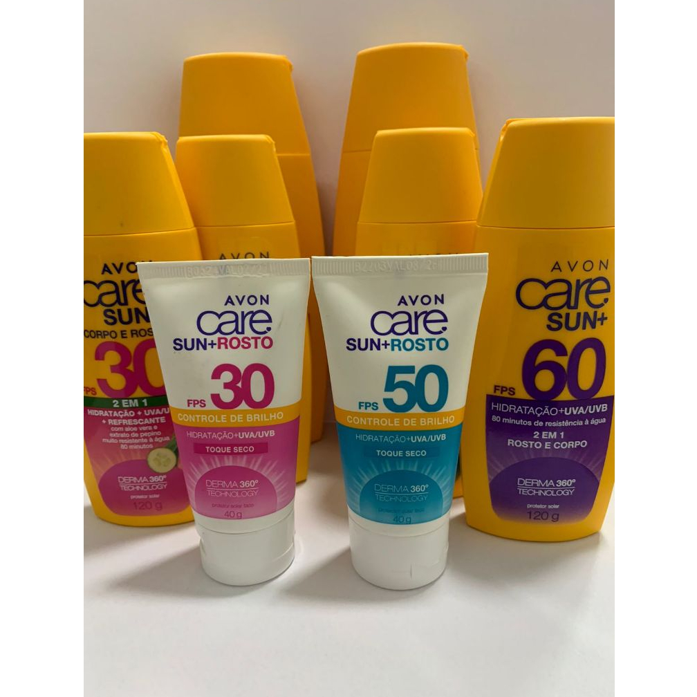 AVON CARE SUN+ PROTETOR SOLAR FPS 30 FPS 50 FPS 70