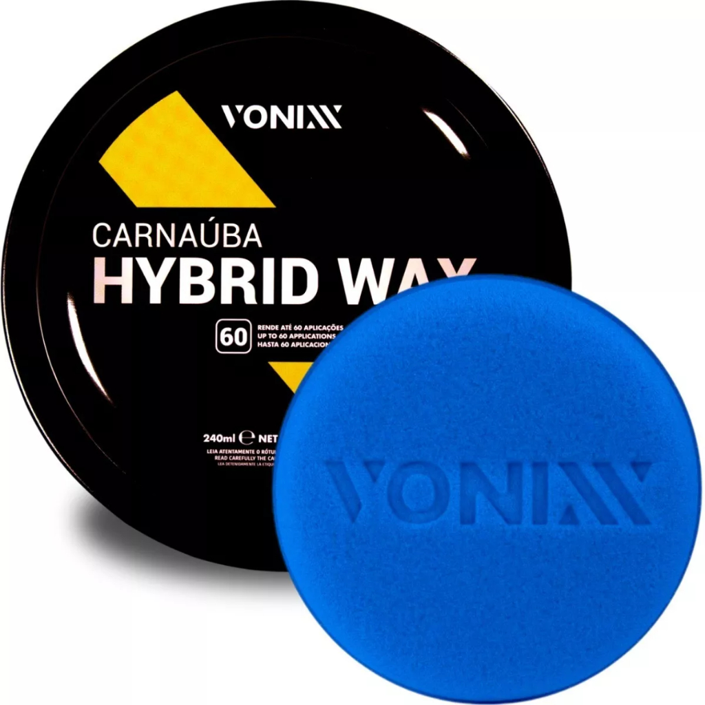 Cera em Pasta Híbrida Carnaúba Hybrid Wax 240ML Vonixx