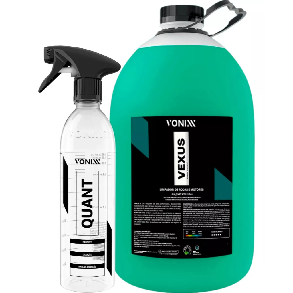 Vexus 5l Limpador Uso Geral Rodas E Motor Quant 500ml Vonixx