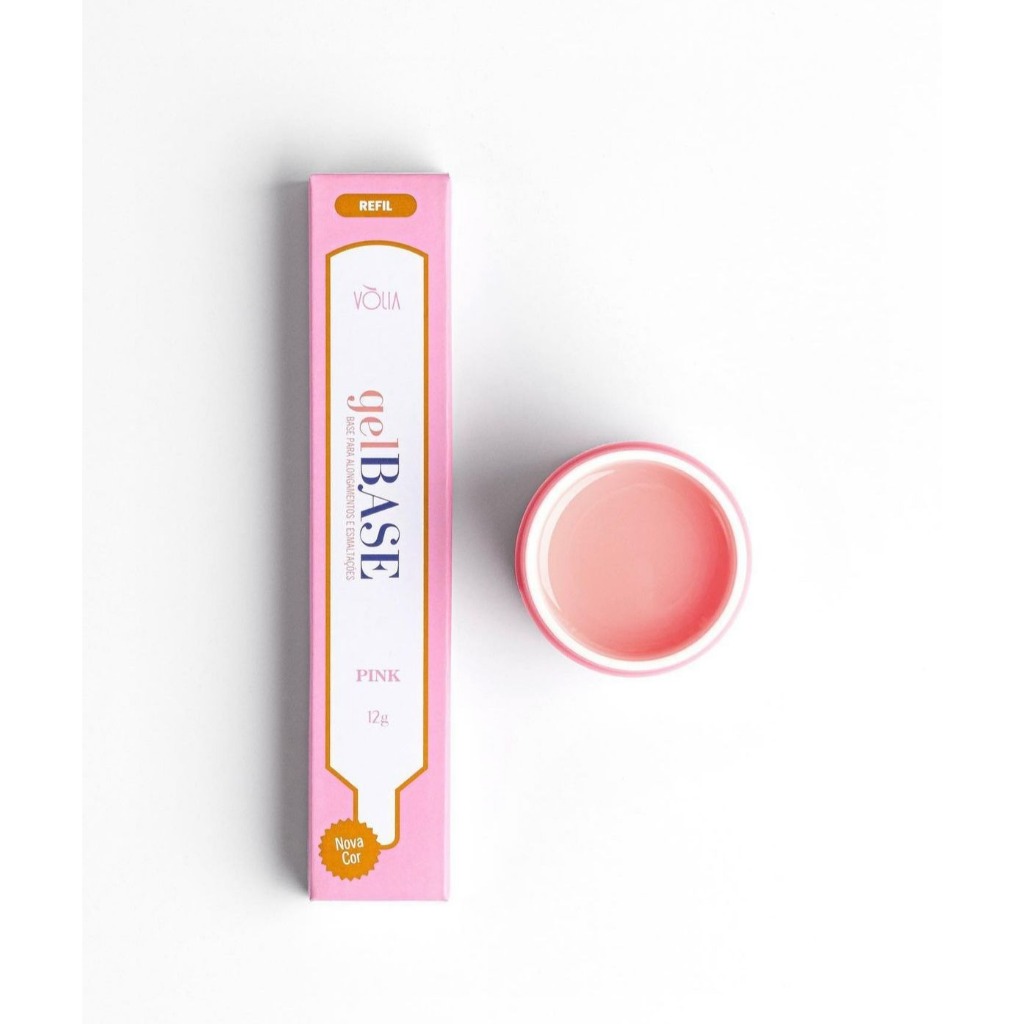 Refil Sache Gel Base PINK - Bisnaga - Volia -12g
