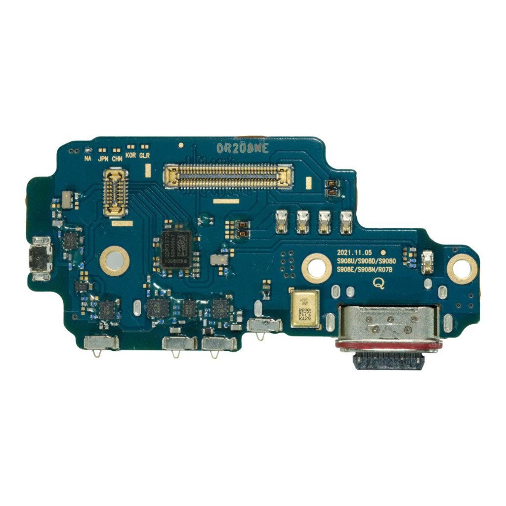 Placa Conector Carga Galaxy S22 Ultra SM-S908E/DS Original
