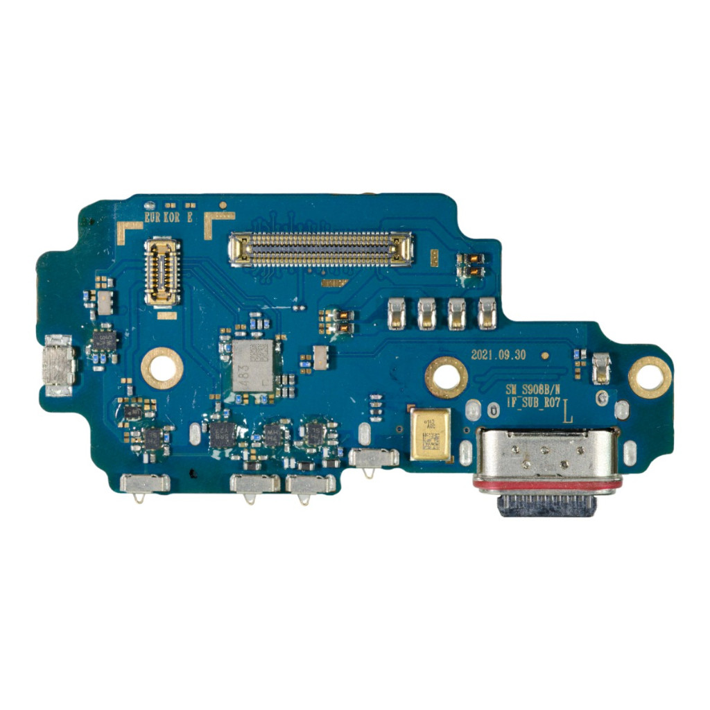 Placa Conector Carga Galaxy S22 Ultra SM-S908B/DS Original