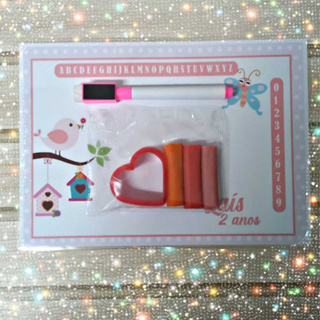 Jardim Encantado Passaros Tema Personalizado Lousa Mágica Para Lembrancinhas em Oferta na Shopee