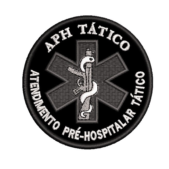 Patch Bordado - APH Tático Atendimento Pré Hospitalar em Oferta na Shopee