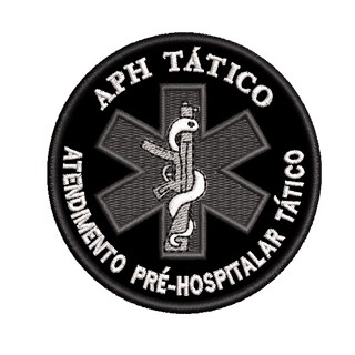Patch Bordado - APH Tático Atendimento Pré Hospitalar em Oferta na Shopee