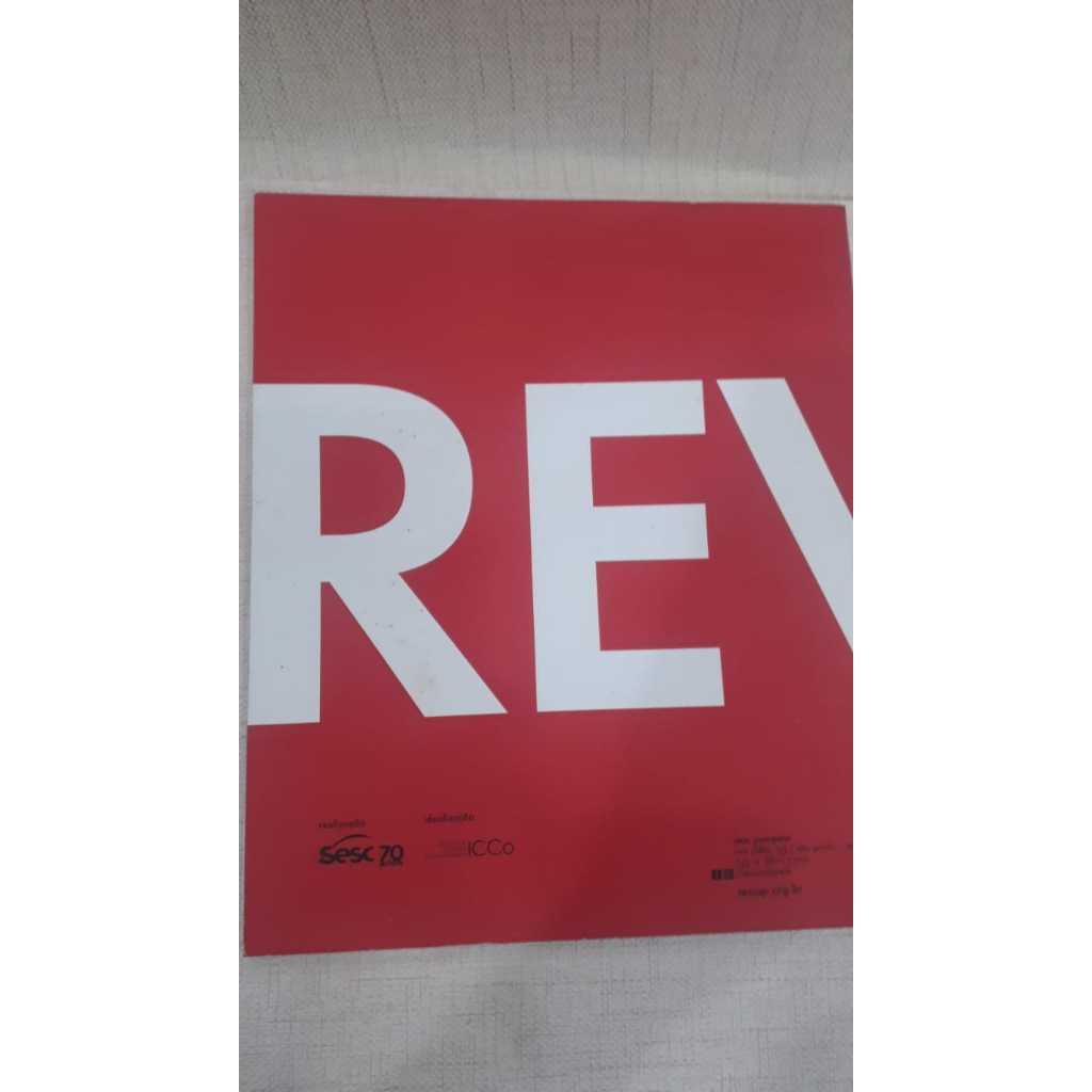 Rever (catálogo da Exposição Sesc Pompéia) Augusto de Campos - curadoria de Daniel Rangel
