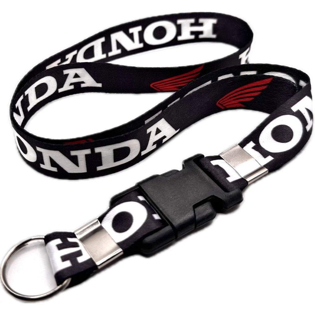 1 Chaveiro HONDA Cycles Moto Cordão Preto/Vermelho em Oferta na Shopee