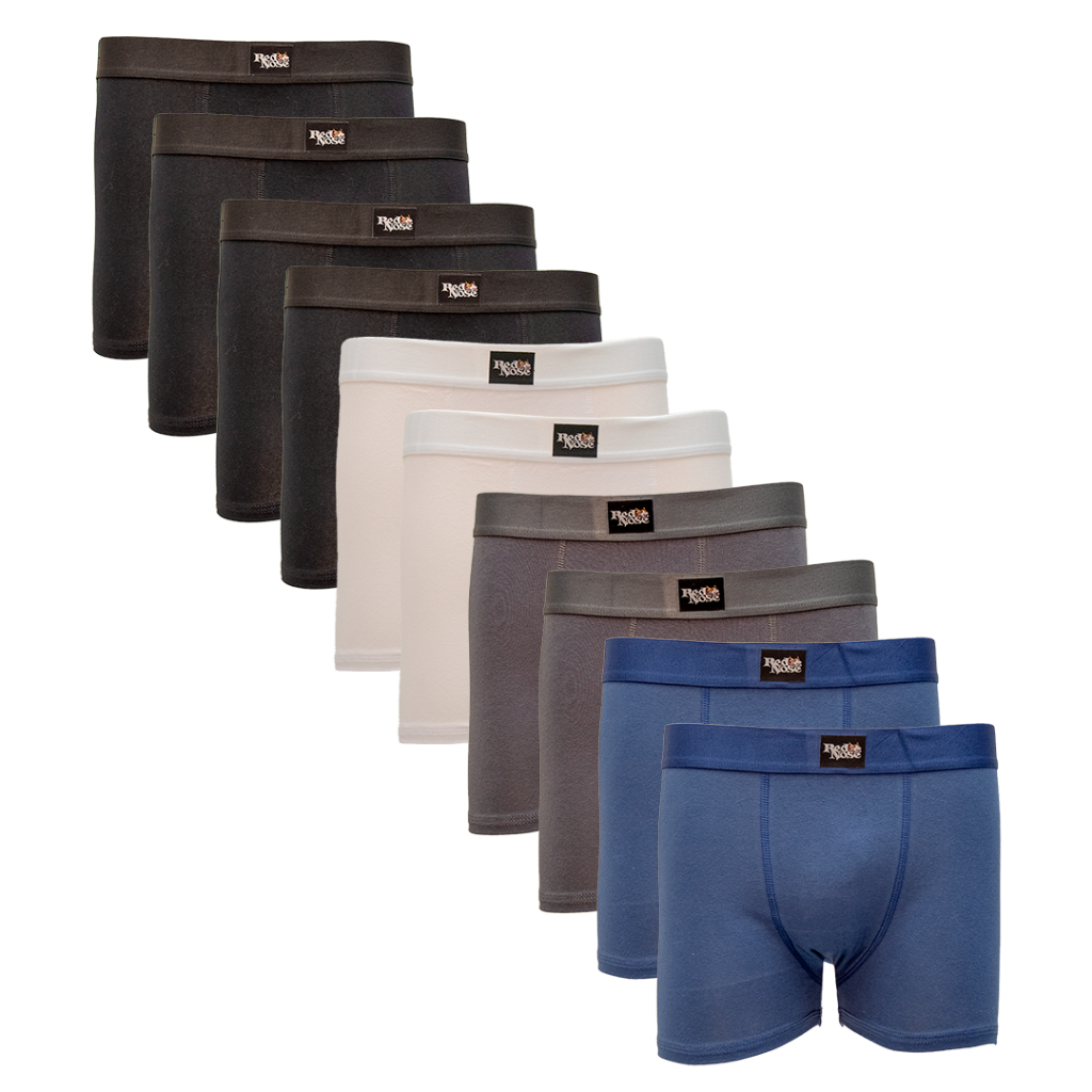 Cueca Boxer Red Nose Algodão Brasão Kit 10 em Oferta na Shopee