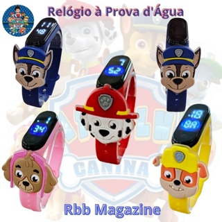 Relógio LED à Prova d'Água da Patrulha Canina led infantil prova dagua em Oferta na Shopee