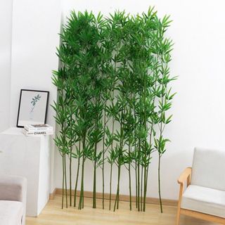 3 Planta Artificial Galho Haste de Bambu Unidade 1.05m Toque em Oferta na Shopee