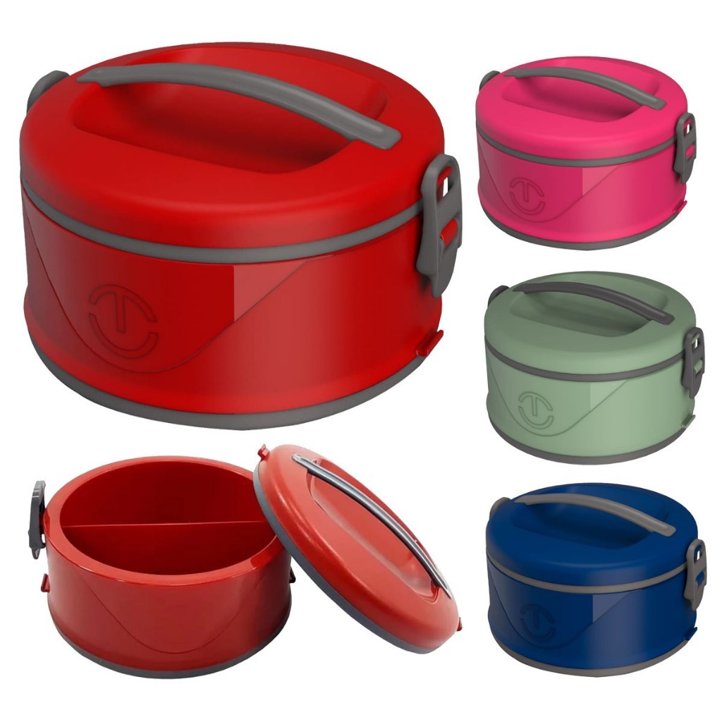 Marmita Térmica 2 Divisórias Organizador Para Alimentos Pote Milão 1,5 Litros Unitermi em Oferta na Shopee