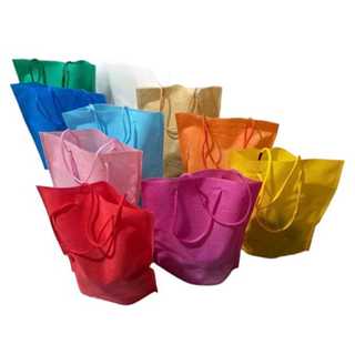 PROMOÇÃO !!! Sacola TNT com Alça Cordão que FICA EM PÉ EM CIMA DA MESA - Pacotes com 10/20/30/40/50 Unidades 18x20 em Oferta na Shopee