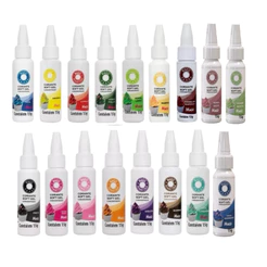 KIT 17 UND. CORANTES COLORIDOS SOFT GEL 15G (CHOCO)