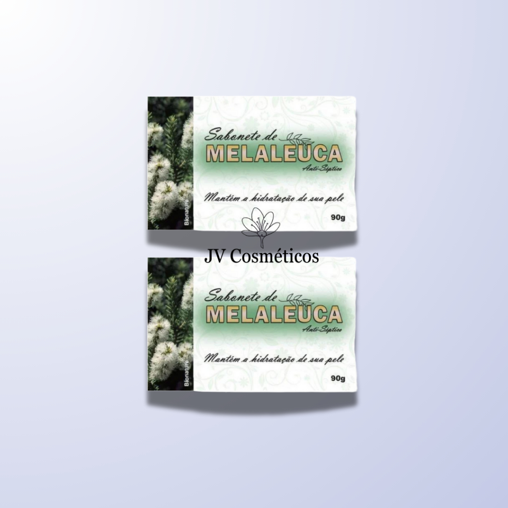 2 UN Sabonete Barra de Melaleuca 90g - Bionature