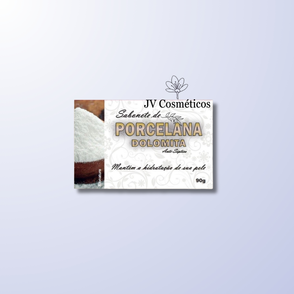 Sabonete Barra de Porcelana (Dolomita) 90g - Bionature em Oferta na Shopee