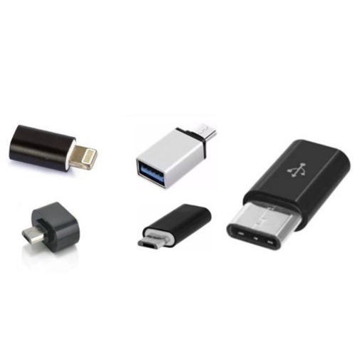 Adaptadores OTG USB, Maça, Tipo C e V8