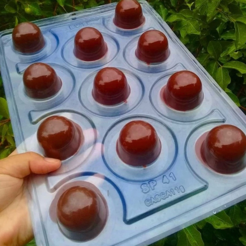Forma Bombom Trufa Chocolate 20g 30g 45g 60g 85g Semiprofissional Especial c/ Silicone (3 partes) - BWB// - Home & Living