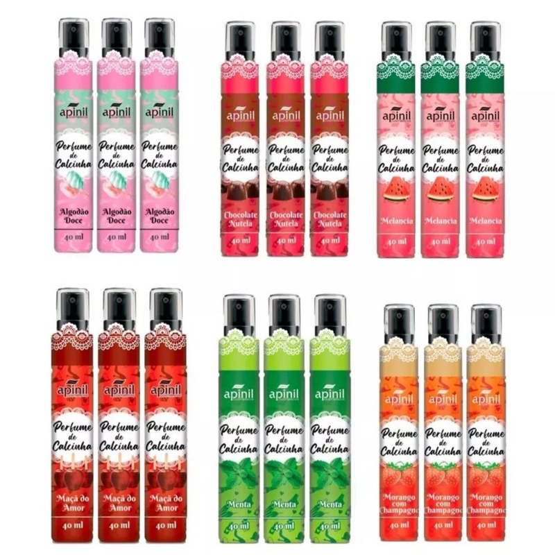 Kit 3 Perfumes de Calcinha -  Apinil em Oferta na Shopee