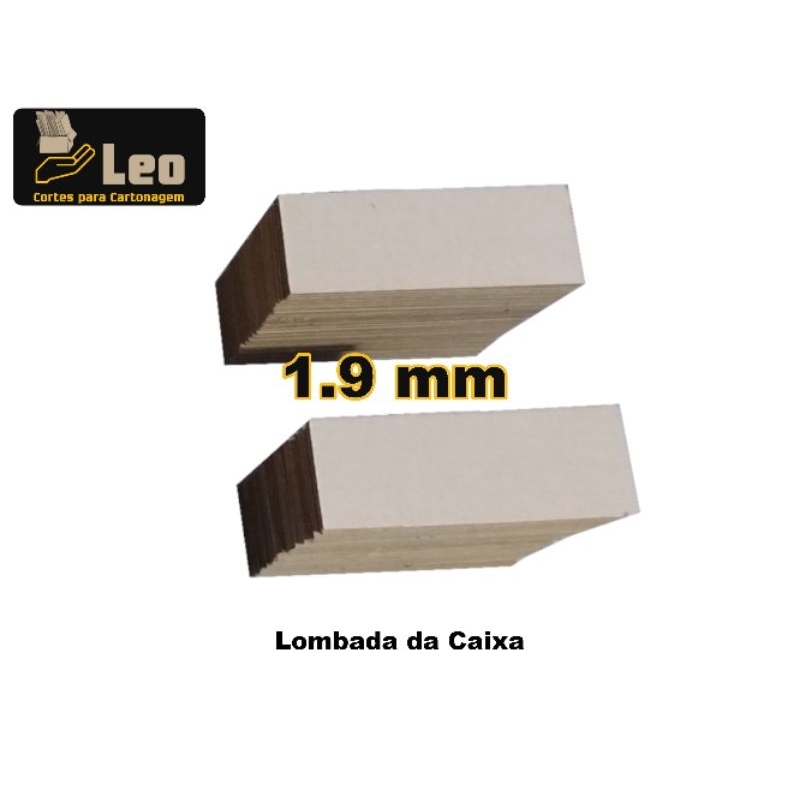 Kit Cartonagem 10 Caixas Livro 12x12x5cm - Papelão Cinza Recortado para Montagem — imagem 2 de 2