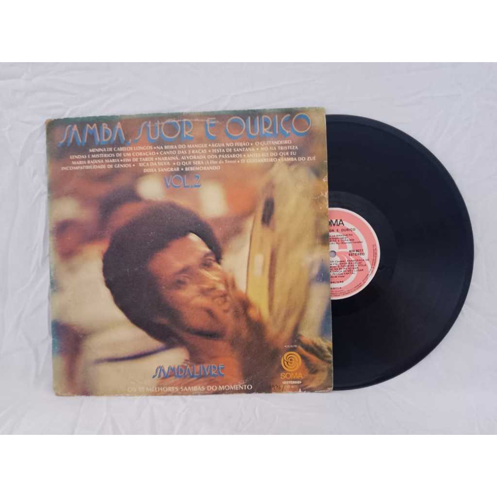 Lp Samba, Suor E Ouriço Vol 2 - Samba Livre 1977 - Soma
