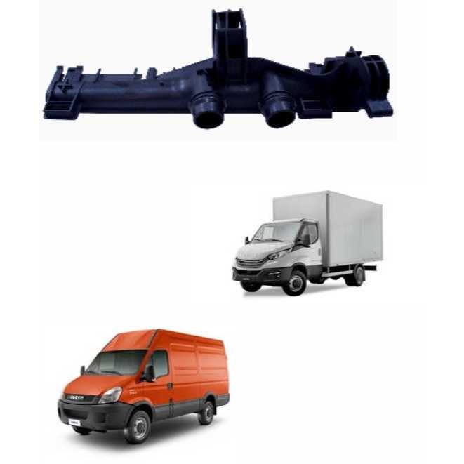 CAIXA DO RADIADOR IVECO DAILY CITY 30S13  MOTOR 2.3 LADO MOTORISTA