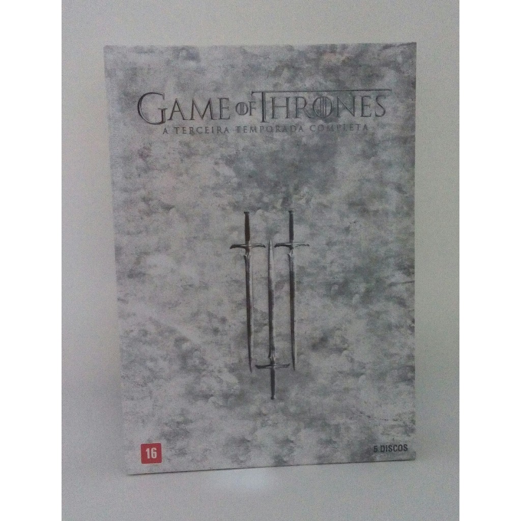 DVD Box - Game Of Thrones - 3 Temporada Completa - Original - Novo - Lacrado