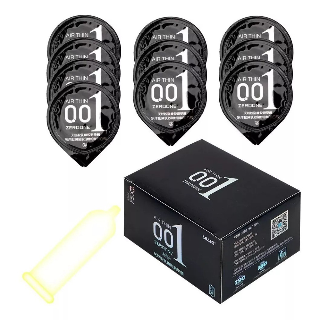 Camisinha 0.01mm Ultra Fina Original – Kit com 10, 20 ou 30 Unidades | Sensação de Nada