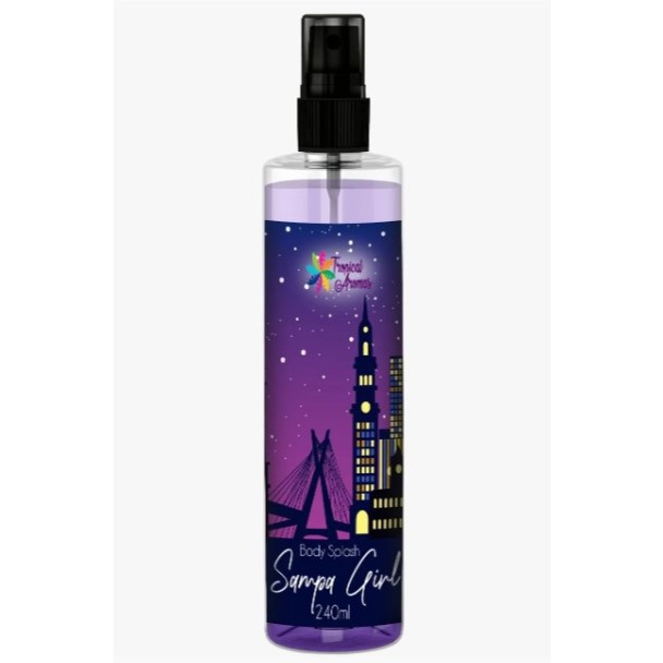Perfume Corporal Body Splash Sampa Girl 240ml Tropical Aromas