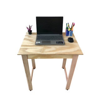 Mesa Escrivaninha Madeira Rustica Sem Pintura 70cm x 50cm x 75cm em Oferta na Shopee